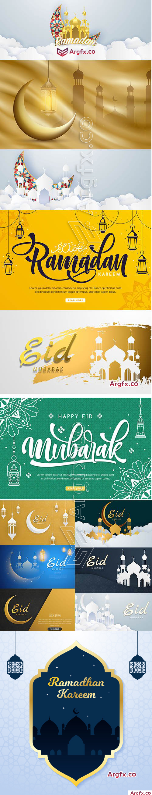 Happy Ramadan Kareem and Eid Murabak 2020 Background