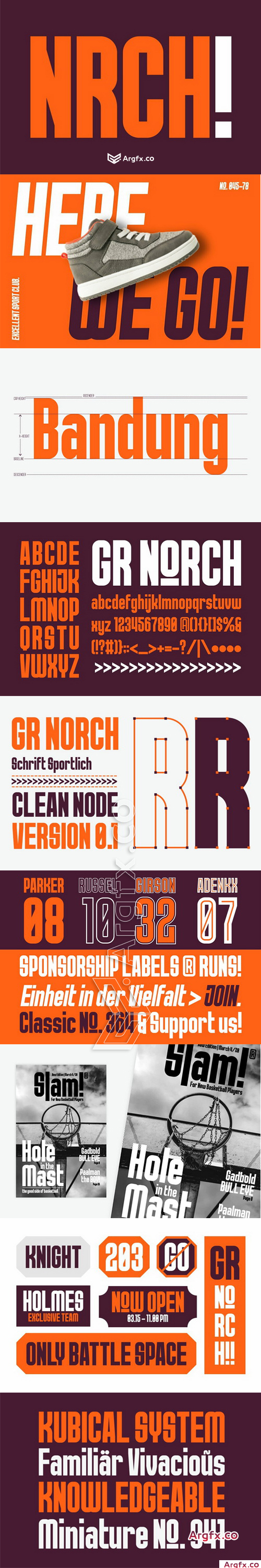 GR NORCH Font